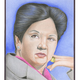 Indra Nooyi of Pepsico, painted by John Vercusky.